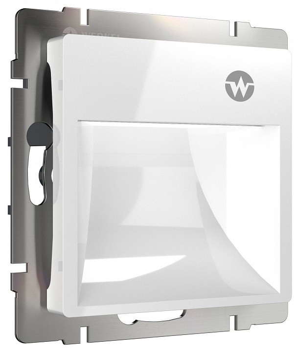 Заглушка для поста с подсветкой, без рамки Werkel белый W1154601 от магазина LiaLight