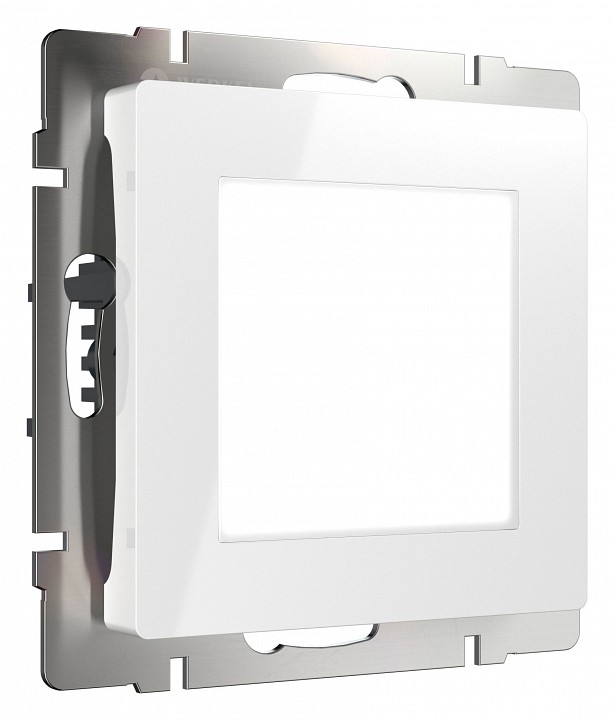 Заглушка для поста с подсветкой, без рамки Werkel белый W1154301 от магазина LiaLight
