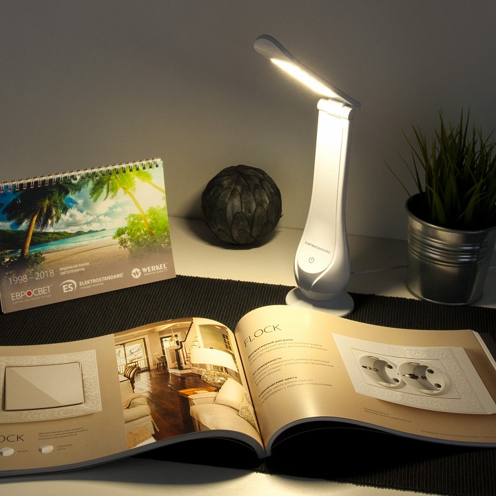 Настольная лампа офисная Eurosvet Orbit Orbit белый (TL90420) от магазина LiaLight
